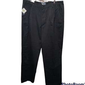 Blue Generation Mens black chino pants 42/32 NWT